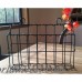 Winston Porter Cupps Wall Mounted Iron Mail Magazine Rack WNSP2340